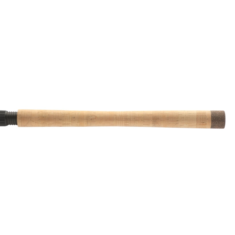 The grip of a Shimano CPSSL116L2 Compre Float Spinning Rod.