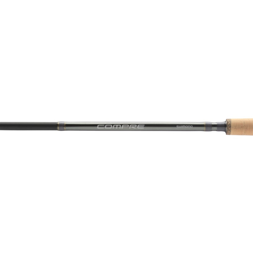 The middle section of a Shimano CPSSL116L2 Compre Float Spinning Rod.