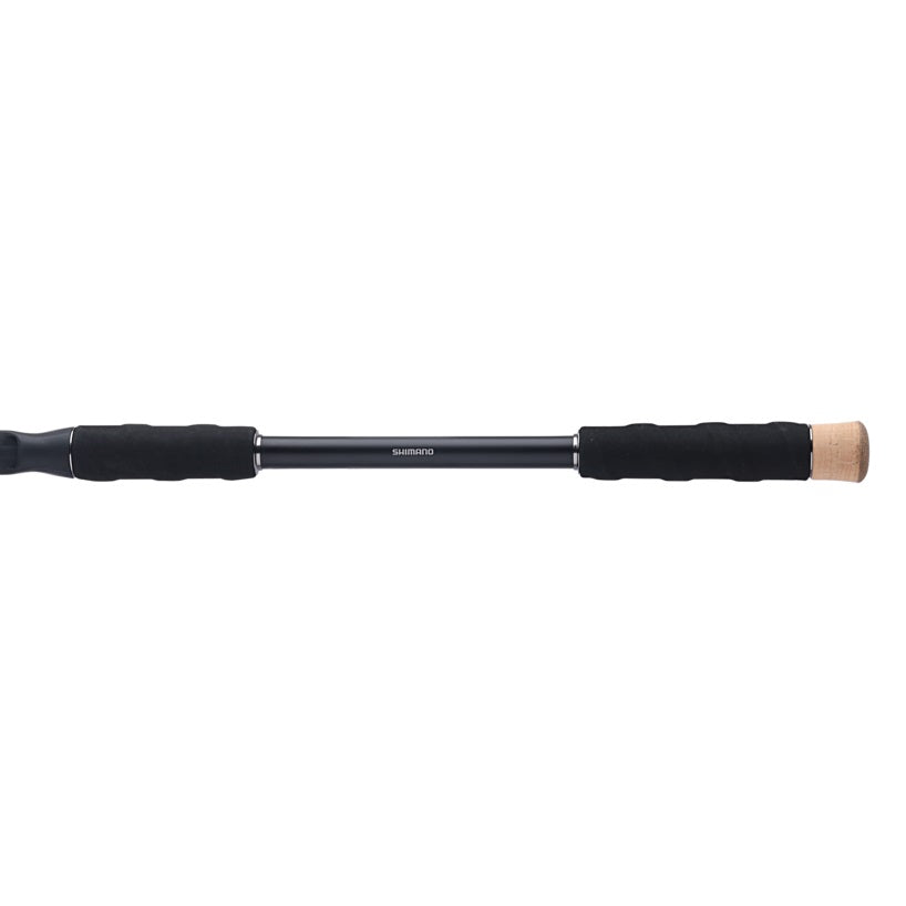 The grip of a Shimano OUC711H Outlier Casting Rod.