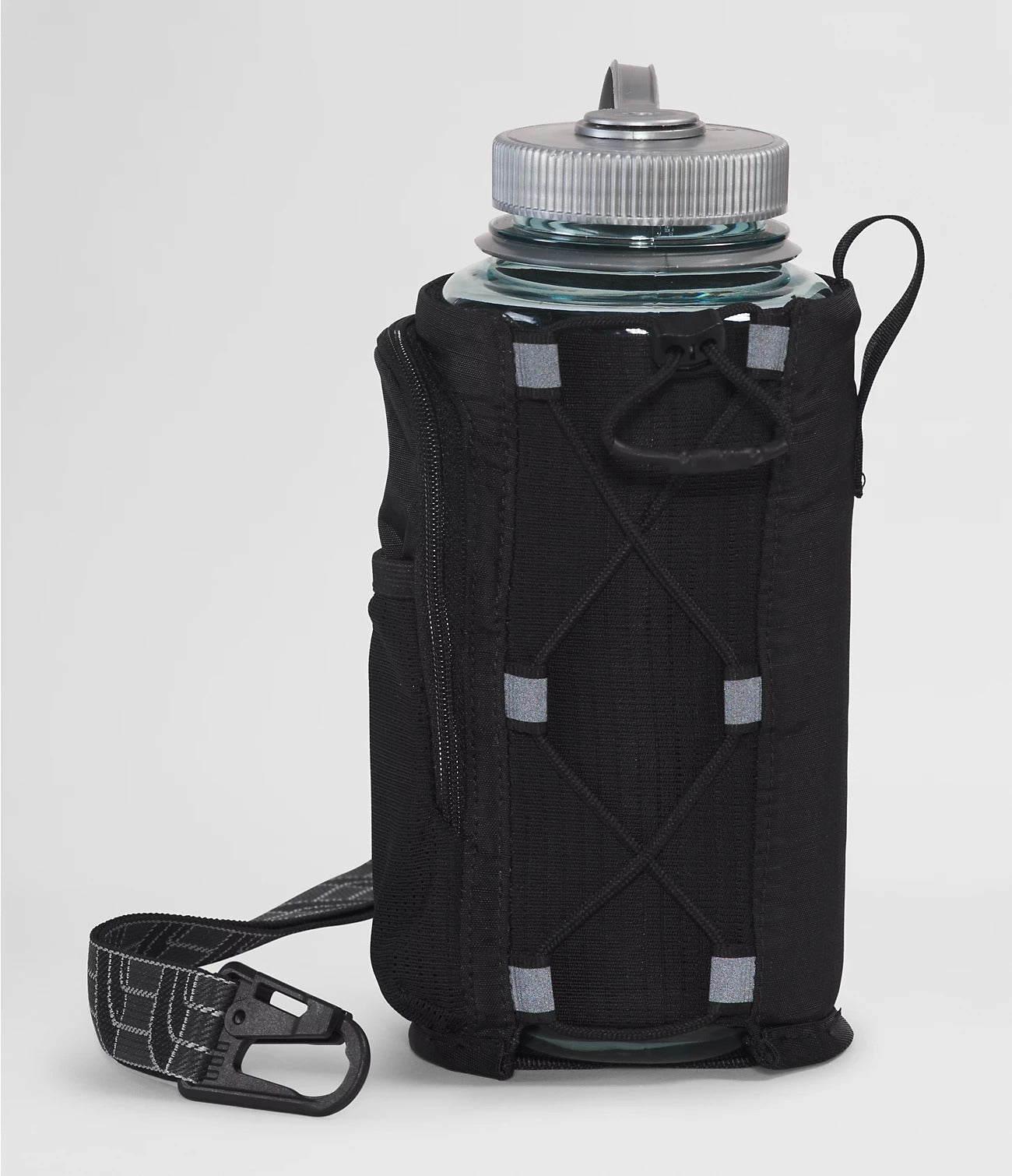 north face backpack with water bottle holder The North Face Borealis Water Bottle Holder TNF Black/TNF Black