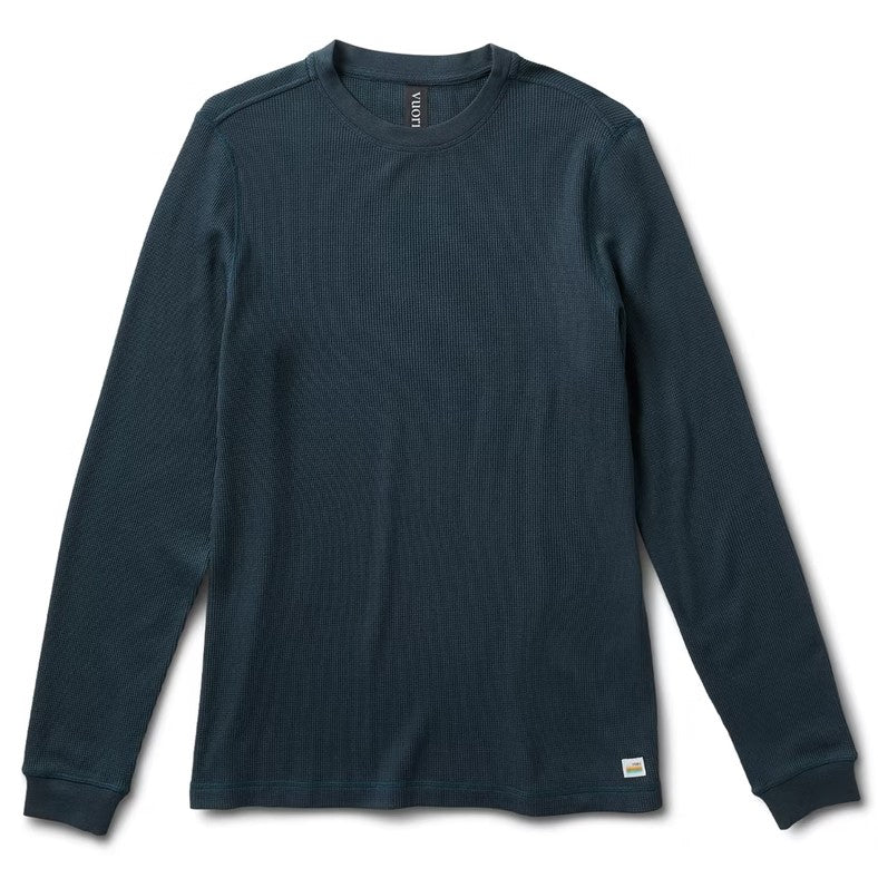 Men's Waffle Crew Long-Sleeve Shirt